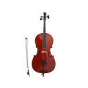 Lark Full-Size Cello, Beginner Cello 4/4, Acoustic Cello Kit with Portable Bag, Bow, Bridge, Rosin