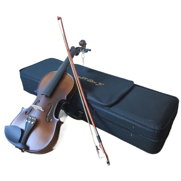 4/4 Super Lark Violin Made in Indonesia 05 years Warranty with Square Hard  - Full Size Beginners, Kids & Adults - Most Popular Fast moving Violin Brand Beginner Kit For Student Hard Case, Rosin, Bow