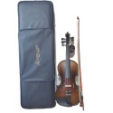 4/4 Super Lark Violin Made in Indonesia 05 years Warranty with Square Hard  - Full Size Beginners, Kids & Adults - Most Popular Fast moving Violin Brand Beginner Kit For Student Hard Case, Rosin, Bow