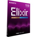 Elixir 11052 Strings 80/20 Phosphor Bronze Acoustic Guitar Strings