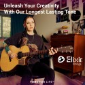 Elixir 11052 Strings 80/20 Phosphor Bronze Acoustic Guitar Strings