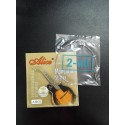 Alice AM05 Mandolin separate Strings Loose, Loop End, E-A-D-G x2, 0.011/0.015/ 0.026/ 0.040inch one by one Plated Steel Plain String, Silver-Plated Copper Alloy Winding, (85/15 Bronze Color) Anti-Rust Coating kandy musical hub