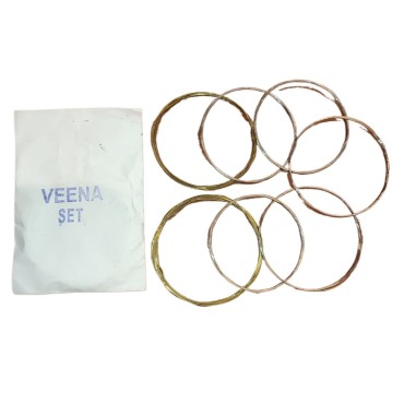 VEENA STRING SET PROFESSIONAL QUALITY 7 pcs Strings PARTS AND ACCESSORIES veena Strings