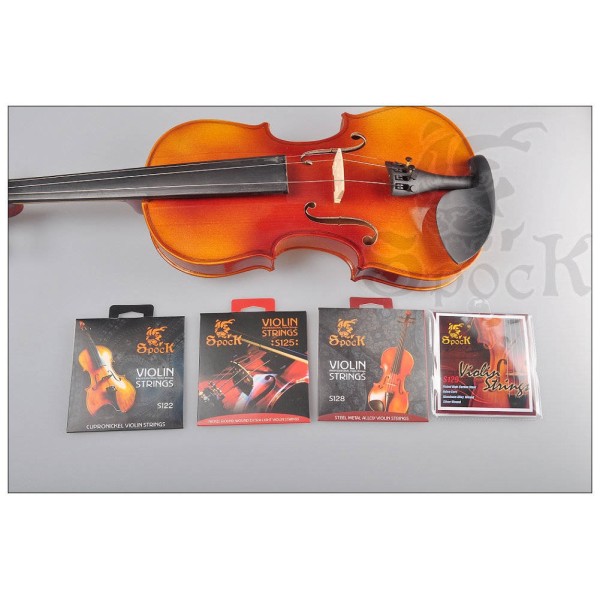 Spock S125/ S122 Aluminum Alloy Violin Strings set for 3/4 4/4 Violins