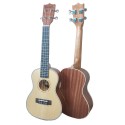 Gravier Concert Ukulele with bag - 24 Inch Brown, Natural wood Colour Professional Musical Instrument Ukelele With Bag for Adults/ Kids 04 Strings Nylon Premium Mahogany travel guitar mini guitar