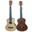 Gravier Concert Ukulele with bag - 24 Inch Brown, Natural wood Colour Professional Musical Instrument Ukelele With Bag for Adults/ Kids 04 Strings Nylon Premium Mahogany travel guitar mini guitar