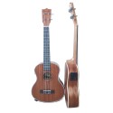 Gravier Tenor Ukulele with inbuilt Tuner + Equalizer and bag - 26 Inch Brown, Natural wood Colour Professional Musical Instrument Ukelele With Bag for Adults/ Kids 04 Strings Nylon Premium Mahogany travel guitar mini guitar