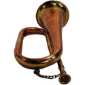 New Indian Brass Bugle Trumpet for Festivals Band Ska Puja Diwali Pocket Orchestra Bigul Gift british regiment