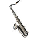 Symphony Silver Plated Tenor Saxophone with Hard Case, Belt, Cloth, Reed Brand New 