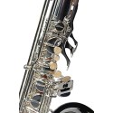 Symphony Silver Plated Tenor Saxophone with Hard Case, Belt, Cloth, Reed Brand New 