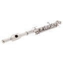 Link Brand Piccolo Flute Silver Plated 16 Keys High Pitch Piccolo Instrument with Case Cleaning Rod Cloth Swab Woodwind Piccolo for School Band Orchestra Beginners Professionals Kandy Musical Hub Sri Lanka