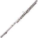Rowell Western Concert Flute Silver Plated 16 Holes Bb Key Cupronickel Woodwind Instrument Taiwan Made with Cleaning Cloth & Rod Full Set High Quality Flute for Students Beginners Professionals Kandy Musical Hub Sri Lanka