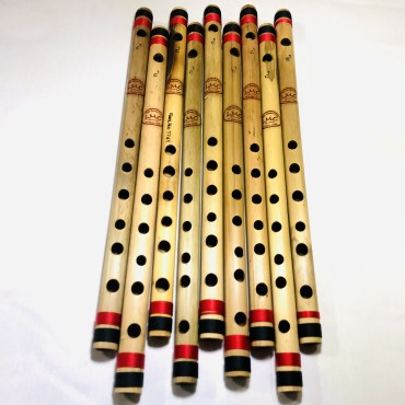 1pc GG Fine Tuned Bamboo Flute Batanala – Double G / Middle C Key Professional Wooden Woodwind Flute Musical Instrument Handmade GG Flute for Beginners & Professionals Natural Bamboo Sound 