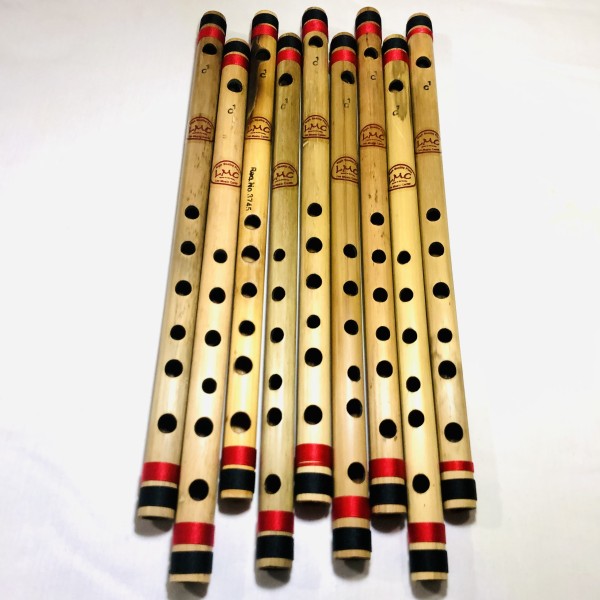 1pc GG Fine Tuned Bamboo Flute Batanala – Double G / Middle C Key Professional Wooden Woodwind Flute Musical Instrument Handmade GG Flute for Beginners & Professionals Natural Bamboo Sound 