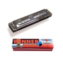Suzuki Winner Harmonica 16/20/24 Holes Key of C with Safety Box | Mouth Organ for Beginners & Students | Portable Metal Reed Harmonica for Practice Stage Performance Musical Instrument