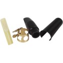 ALTO Saxophone Mouthpiece with One Reed Golden Plated Ligature and Plastic Cap saxaphone Mouthpiece Saxphone Mouthpiece