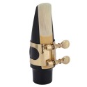 ALTO Saxophone Mouthpiece with One Reed Golden Plated Ligature and Plastic Cap saxaphone Mouthpiece Saxphone Mouthpiece