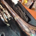 Link Bb Trumpet with Hard Case, Mouthpiece, Strap, Gloves, Cloth Student Brass marching band instrument brass musical instrument