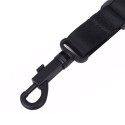 Saxophone Strap Adjustable Leather Strap Belt for Tenor Alto Soprano Saxophone Musical Instrument Accessories (Black) Musical Acessories