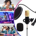 8Pcs set V8 Sound Card Professionel Microphone Studio Mic Condensador studio bundle BM-800