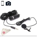 M1 Lavalier Microphone for Smartphones, Canon & Nikon DSLR Cameras | Clip-On Portable Collar Mic for Camcorders, Audio Recorder & PC | 3.5mm Jack Omnidirectional Condenser Mic | 2 Years Warranty Professional Recording Microphone