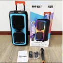 NDR 1097 Bluetooth karoke Speaker party box 2 Year Warranty with Wireless  MIC, Remote control BLUETOOTH, USB, SD, FM , AUX , MIC INPUT RECHARGEABLE BATTARY Dual 8 INCH WOOFER SIZE  24*11INCH  Bluetooth Karaoke Speaker