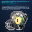 KZ EDXS Wired In-Ear Monitor (IEM) Earphones Without Microphone | HiFi Stereo Dynamic Driver Earbuds | 3.5mm Jack | Detachable 0.75mm 2-Pin Cable | Noise Isolating Professional Monitor Headphones for Music, Gaming, Studio Monitoring & Live Performance