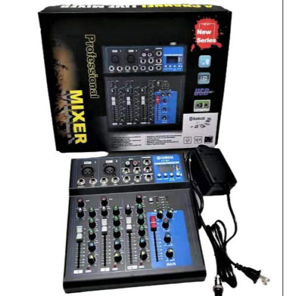 INF4USB 4 Channel USB Mixer Bluetooth Audio Mixer Console Live Studio DJ Sound Mixing Board with USB Interface Stereo Output Mic Inputs Effects for Recording Streaming Kandy Musical Hub Sri Lanka