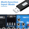 INF4USB 4 Channel USB Mixer Bluetooth Audio Mixer Console Live Studio DJ Sound Mixing Board with USB Interface Stereo Output Mic Inputs Effects for Recording Streaming Kandy Musical Hub Sri Lanka