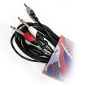 Soundking BI162 Standard to 3.5 cable 10M Original STD TO 3.5 AUDIO Cable Cable 1 Plug Stereo 3.5mm a 2 Plug RCA Stereo 3.5mm Mini Jack to 2 Mono 1/4″ 6.35mm Audio Cable