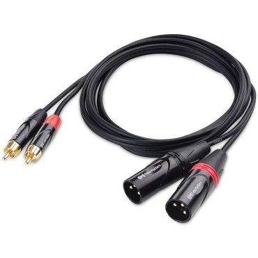 Soundking BXR011 2 RCA to 2 XLR Male Cable Audio Connector 1.5m for Amplifier Sound Box Cable Matters Dual RCA to XLR Unbalanced Interconnect Cable 5 meter 2 RCA to XLR Male Cable (Dual XLR to RCA Cable) Soundking BXR011 2 RCA to 2 XLR Male Cable Audio Connector 1.5m for Amplifier Sound Box Cable Matters Dual RCA to XLR Unbalanced Interconnect Cable 5 meter 2 RCA to XLR Male Cable (Dual XLR to RCA Cable)