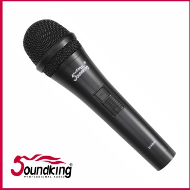 Soundking EH040 Wired Microphone | Professional Dynamic Vocal Mic for Karaoke, Meetings & Conferences | Clear Sound Handheld Microphone with Cable | Durable Metal Body Singing Mic | 1 Year Warranty Soundking EH040 Mic
