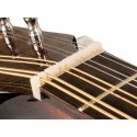 Mandolin String Nut Mandolin Nut Slotted Acoustic Mandolin Bone Nut Mandolin Replacement Parts Playing Accessories