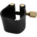 Alto Saxophone Ligature with cap Clarinet Ligature double Screws Alto Saxophone Ligature Fastener Compact Durable Artificial Leather for Alto Saxophone Rubber Mouthpiece Alto Saxophone Ligature Fastener Mouthpiece Accessories Mouthpiece Accessory