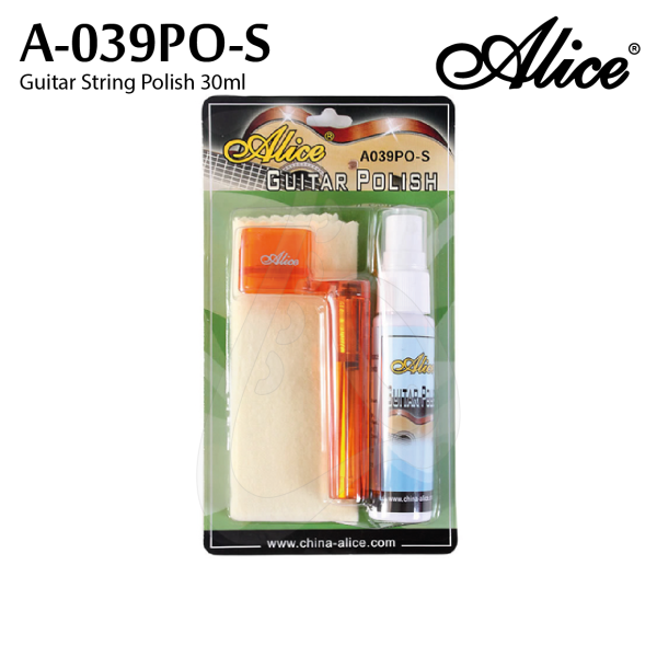 Alice A039PO-B Guitar Polish Kit with 2 in 1 String Winder & Cleaning Cloth Fretboard Cleaner Polish for Acoustic Electric Guitar Maintenance Shine Protection Instrument Care Kit Kandy Musical Hub Sri Lanka