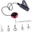 Premium Contact Microphone Pickup for Guitar, Ukulele, Violin, Mandolin, Banjo, Kalimba, and Harp ST-20