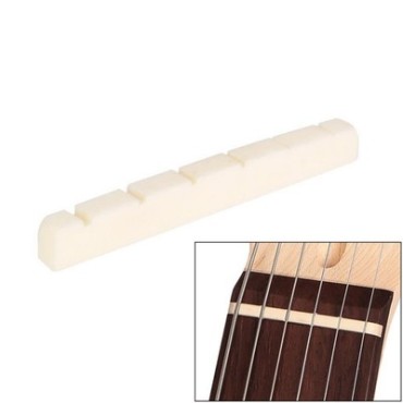 Alice A028A Electric Guitar Nut 43 x 3.4 x 4.6-3.8mm Ivory ABS Plastic Replacement Upper Nut for 6 String Electric Guitar Pre-Slotted High Density Durable Low Friction Guitar Nut Repair Replacement Accessory R400 Guitar Parts Original Alice Alice A028A Electric Guitar Nut 43 x 3.4 x 4.6-3.8mm Ivory ABS Plastic Replacement Upper Nut for 6 String Electric Guitar Pre-Slotted High Density Durable Low Friction Guitar Nut Repair Replacement Accessory R400 Guitar Parts Original Alice