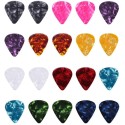 2 Pcs 351 Shape Classic Medium 0.46mm Celluloid Pick for guitar, mandolin, Ukulele 