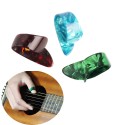 1pc Thumb Picks and 3pcs Index Finger Picks, Medium, Flat Thumb picks, Celluloid Guitar Thumb Finger Picks Guitar Accessories Thumb Picks and Finger Picks Set – Medium Flat Celluloid Guitar Thumb Pick & Finger Picks for Acoustic, Classical & 