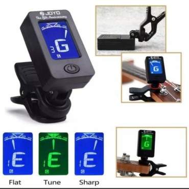 Guitar Tuner Clip on Digital Electronic Tuner for Guitar, Bass, Ukulele, Violin, Mandolin, Banjo 