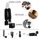 3 in 1 Professional Guitar String Winder Cutter and Bridge Pin Puller – Functional Guitar Repair Tool String Changer Accessory for Acoustic, Electric & Ba Professional Guitar String Winder Cutter and Bridge Pin Puller, Guitar Repair 