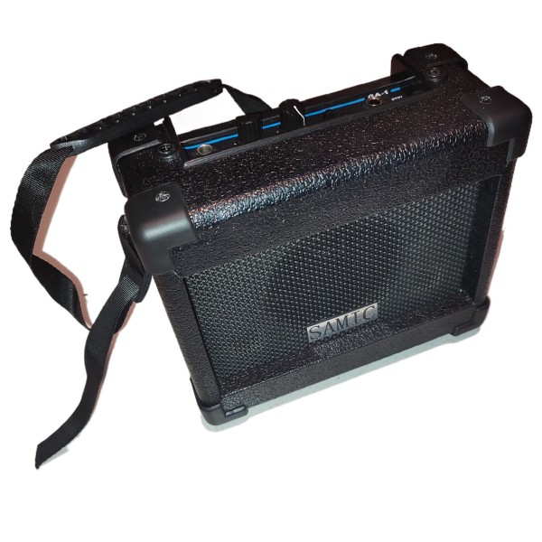 Portable Guitar Amplifier for Guitar, Violin, Mandolin, Ukulele with Carrying Strap Acoustic Ukulele Speaker