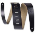 Levy's Leathers 2 1/2" Leather Guitar Strap - Adjustable from 38" to 51"; Black, Brown Guitar Belt