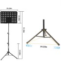 Music Stand 2 in 1 Dual-Use Desktop Book Notation Stand