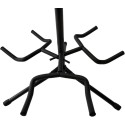 Triple Guitar Stand, 3 in 1 Stand for instrument Portable Universal Folding Floor Tripod Bracket for Acoustic Electric Guitar Bass, Strong Stability, 60cm -105cm Height Adjustable