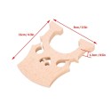 Cello Bridge 4/4 3/4 Cello Maple Bridge Maple Wood Self-Adjusting Fitted Bridge Musical Instrument Replacement Accessory violin family cello bridge