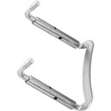 1 PC Chrome Violin Adjuster Clamp Violin Tool For 3/4 4/4 Violin Screw violin replacement parts violin Accessories chin rest clamp