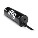 Original iRig Guitar Audio Interface Analog Adapter for iPhone iPad iPod Touch Mac Electric Guitar Bass Recording Converter Amp Simulator Portable 3.5mm Guitar Interface for GarageBand AmpliTube iOS Mac USB Audio Recording Black