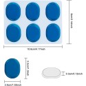 1 pcs Silicone Gel Mute for Drums Sound Control Snare Drum Floor Tom (Transparent Blue Brown Black)  Drum Mute Pad Transparent Silicone